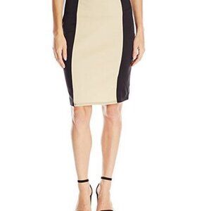Star Vixen Women's Knee Length Ponte Knit Pencil Skirt